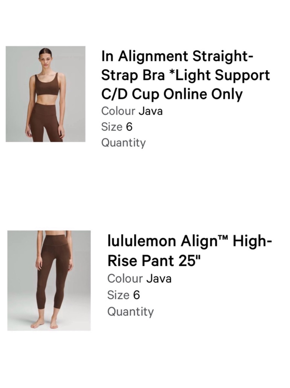 Lululemon Java Set - Picture 3 of 3